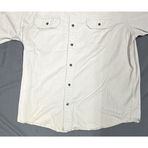 Wrangler Flex For Comfort Mens Short Sleeve Button Down Collar Shirt Size Large - Picture 4 of 11